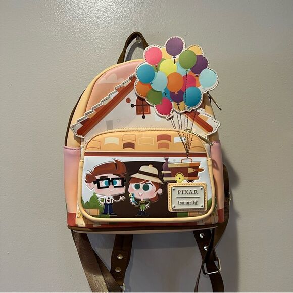 Loungefly Up Working Buddies Mini Backpack NWOT - Picture 4 of 15